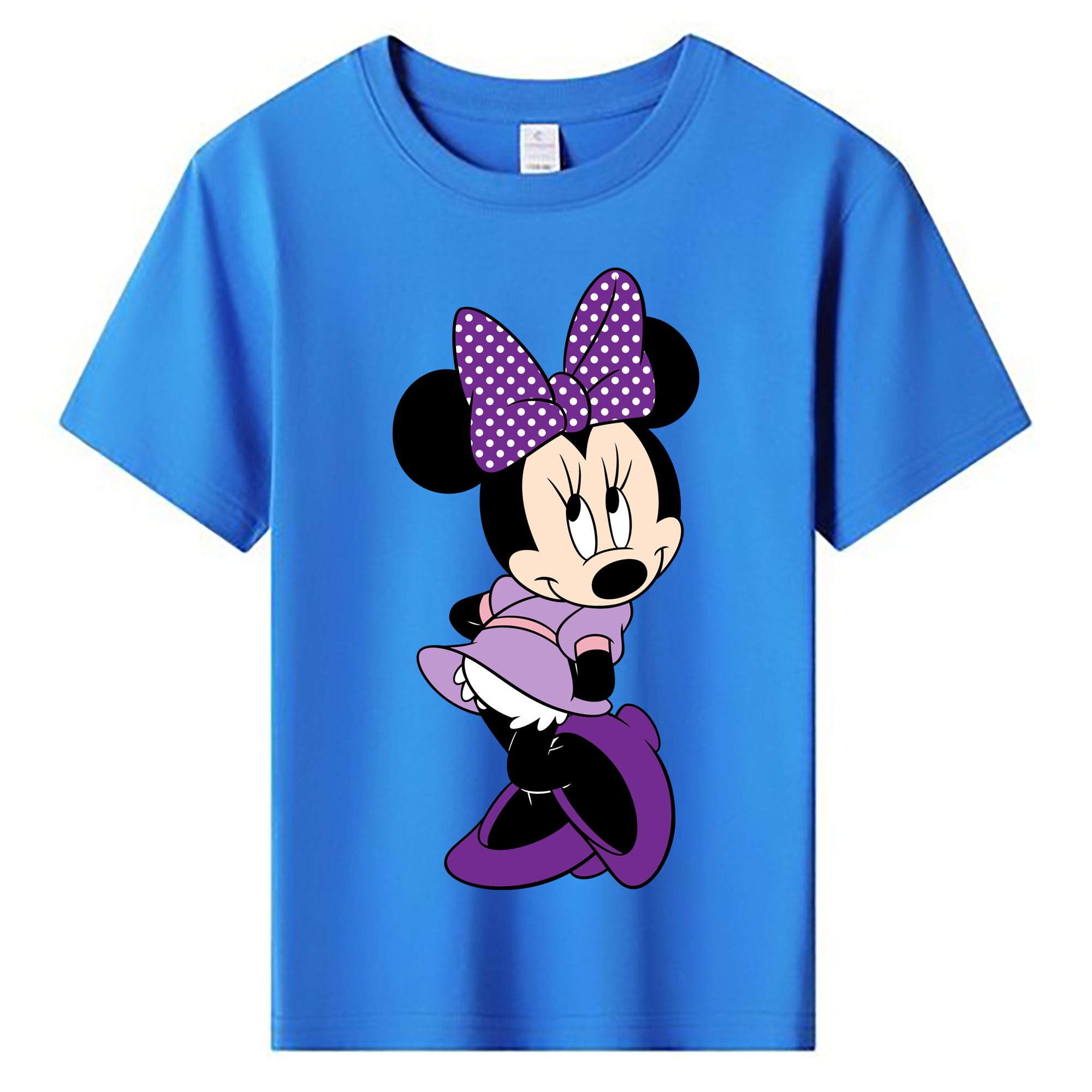 ミッキーマウス Mickey Mouse 綿100％キッズTシャツ（フロントプリント）